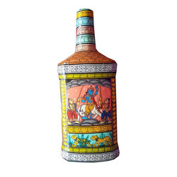 Manufacturers Exporters and Wholesale Suppliers of Tribal Painting Bottles Puri Orissa